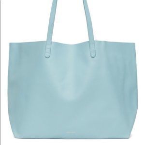 Mansur Gavriel Light Blue Leather Tote